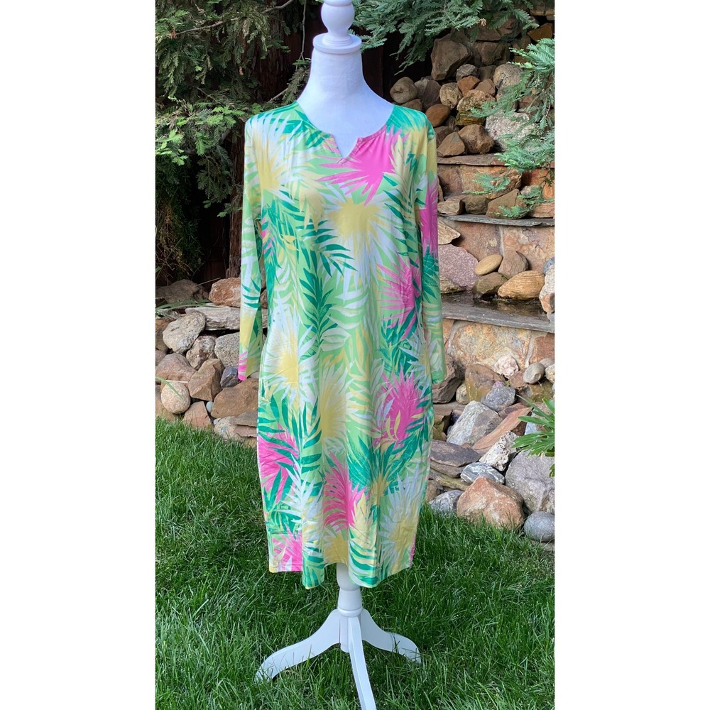 Banana Boat Sundress Size Medium new with tags BB853 Print 004 UPF 50+ Tropical